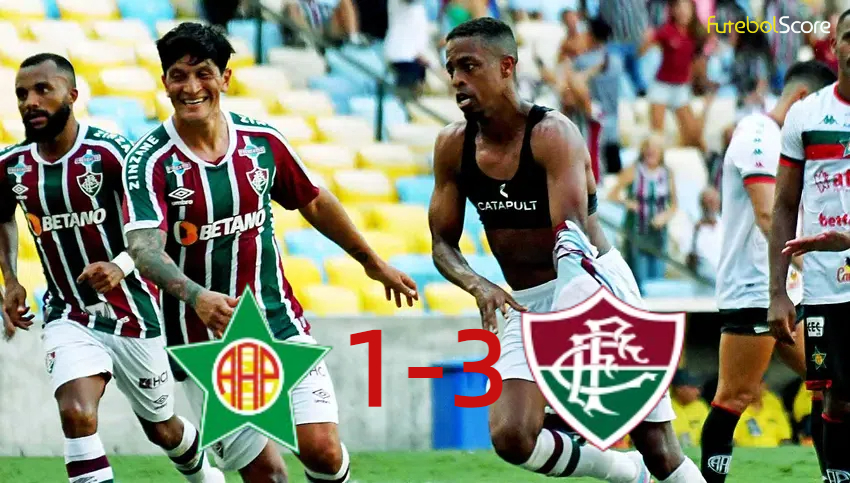 Cano marca dois golos e o Fluminense vence a Portuguesa para conquistar a primeira vitória no Campeonato Carioca